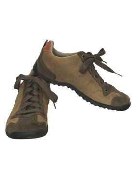 Skechers Signalize Womens 7.5 46047 Sneaker Brown Leather Suede Lace Up 46047